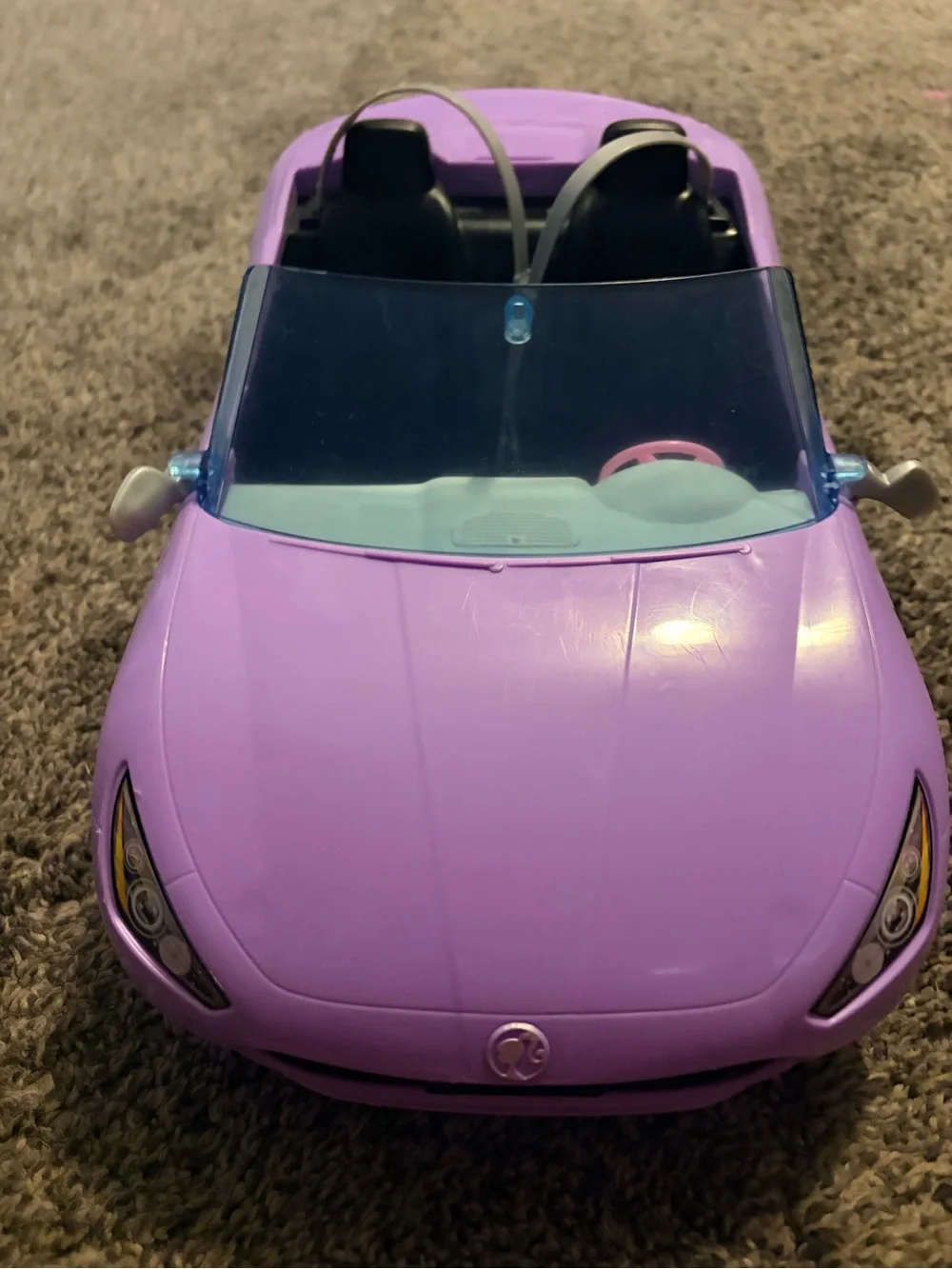 Barbie Dream Car Convertible Purple 2-Seater Vehicle Mattel HBT92 2020 EUC